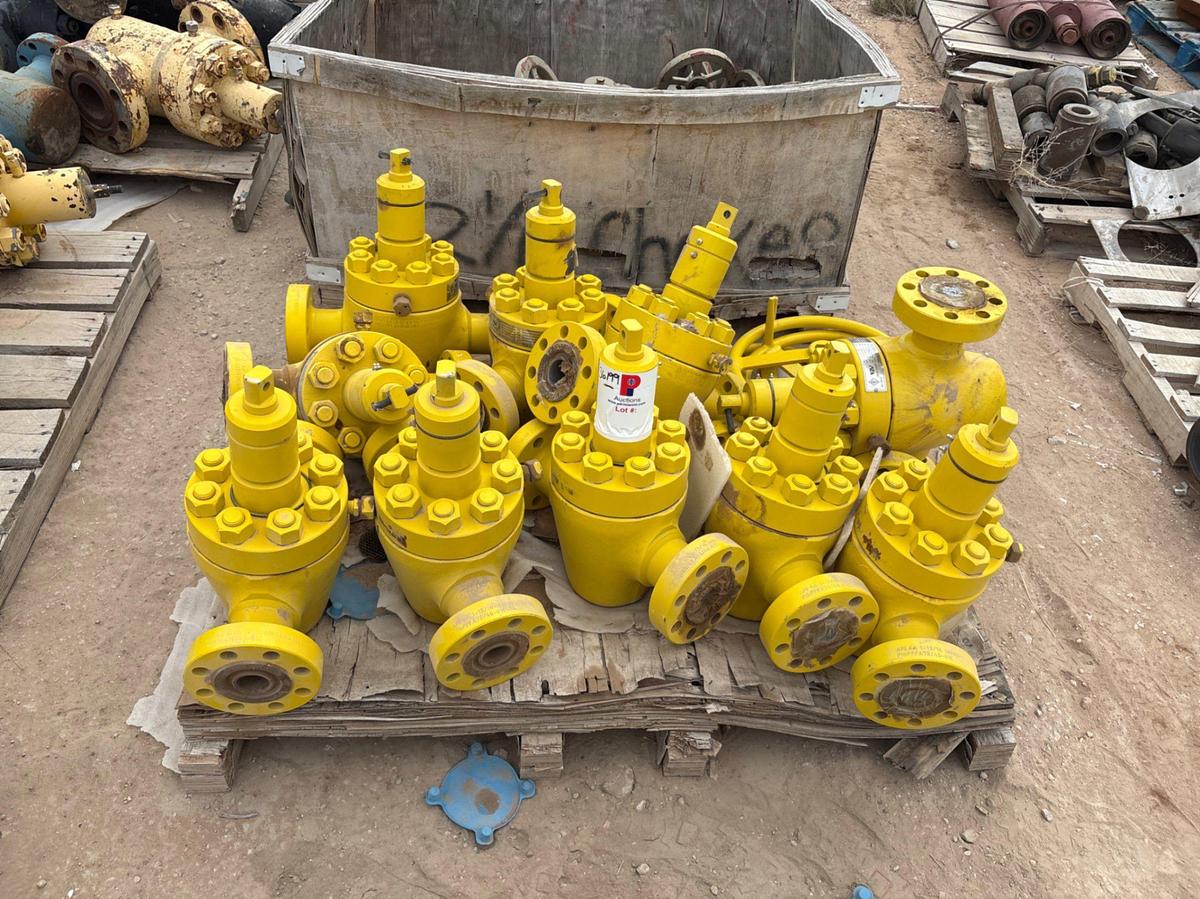 Used (10x$) (10) unused 1-13/16” 10k gate valves