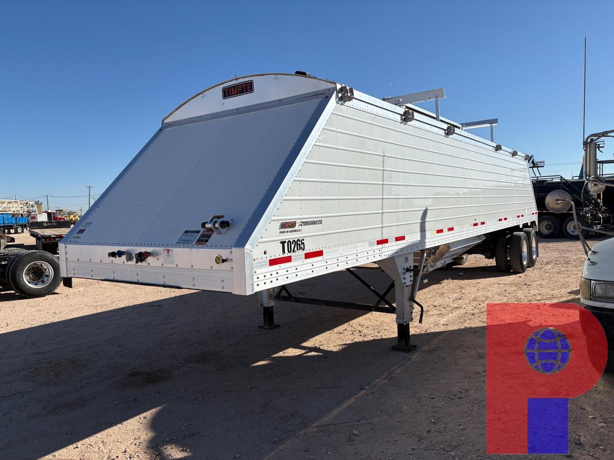 Used 2024 TIMPTE ROUGHNECK 39’ X 8’ T/A HOPPER BOTTOM SAND TRAILER