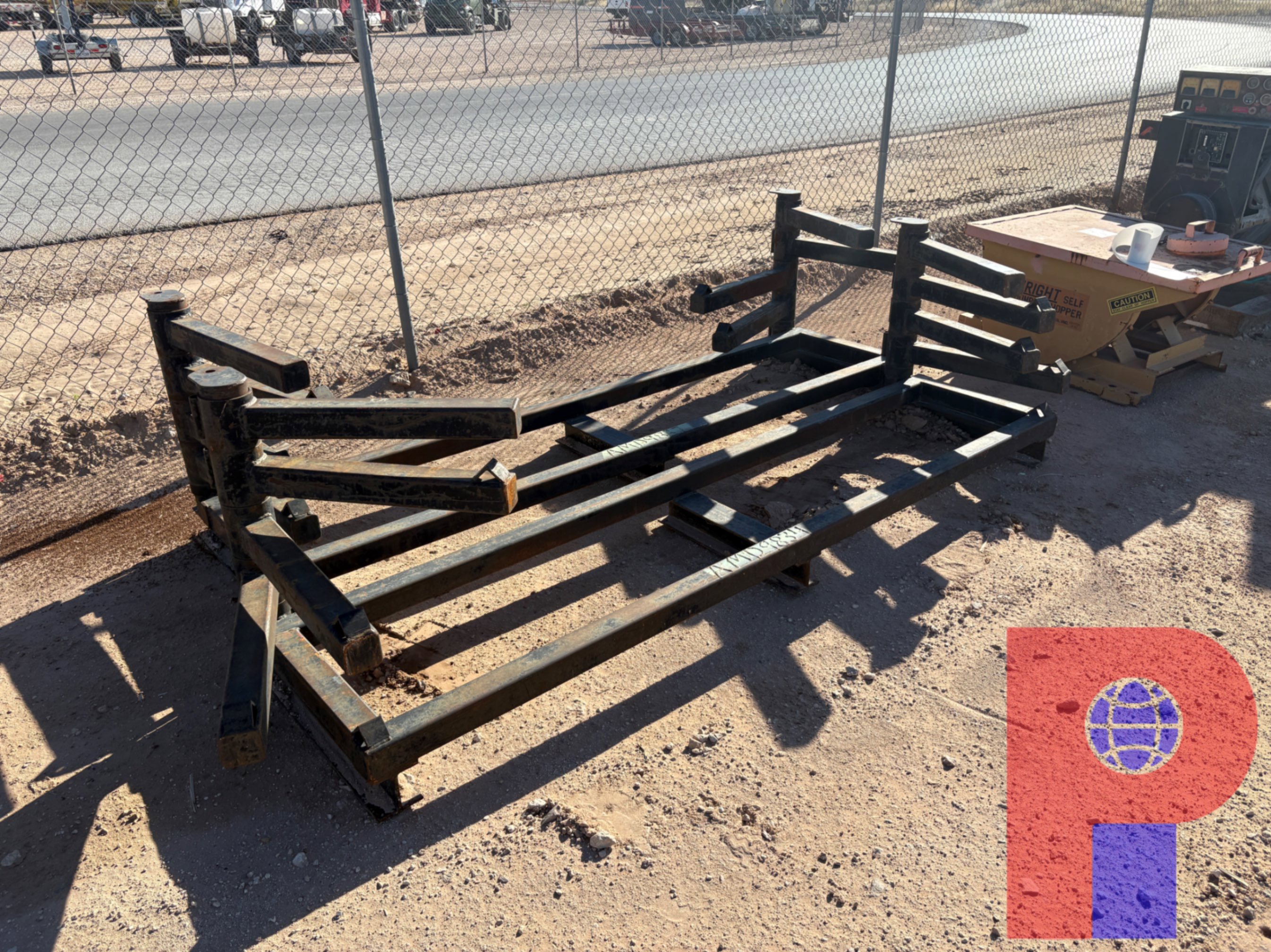 Used (2X$) 9’ X 2’ X 32” 5-TIER HARDLINE RACKS