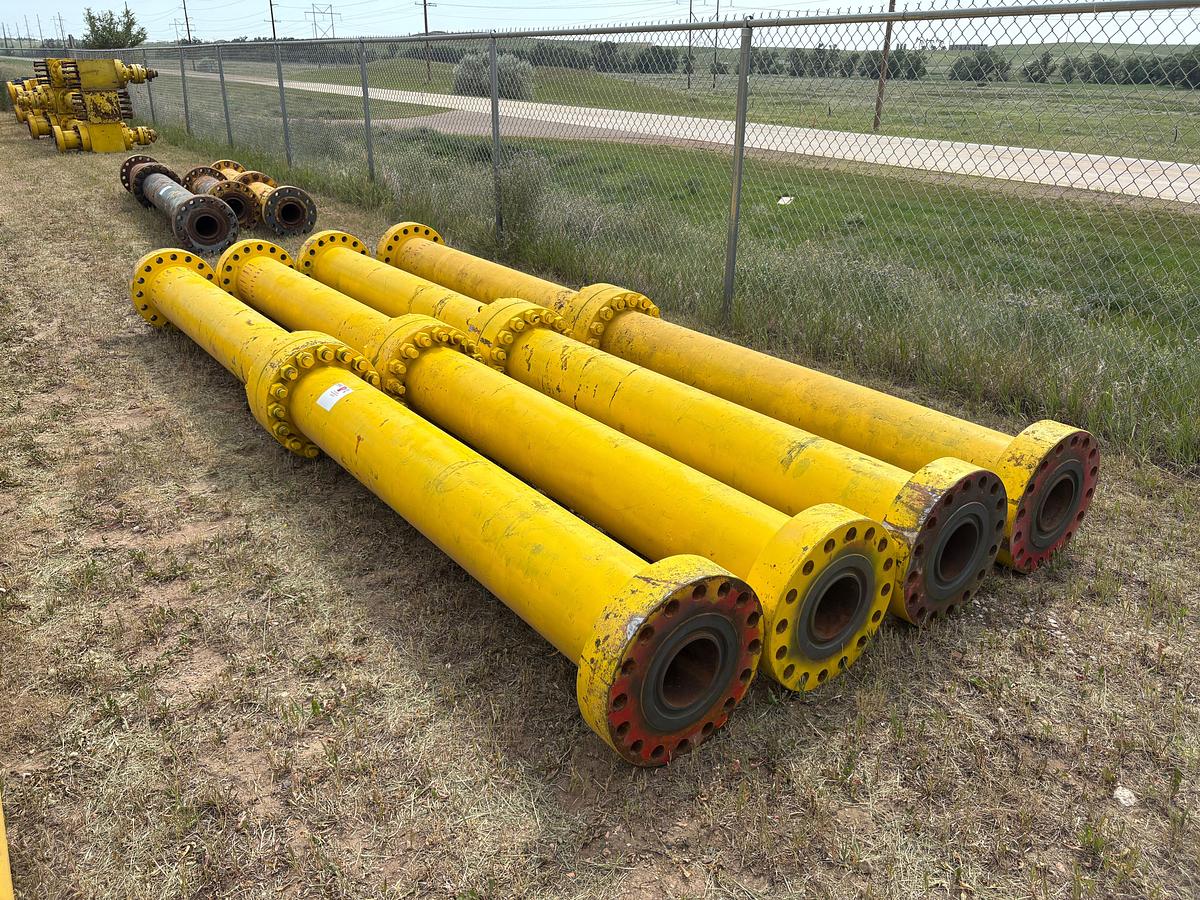Used (8) 7-1/16” x 8’ spacer spools