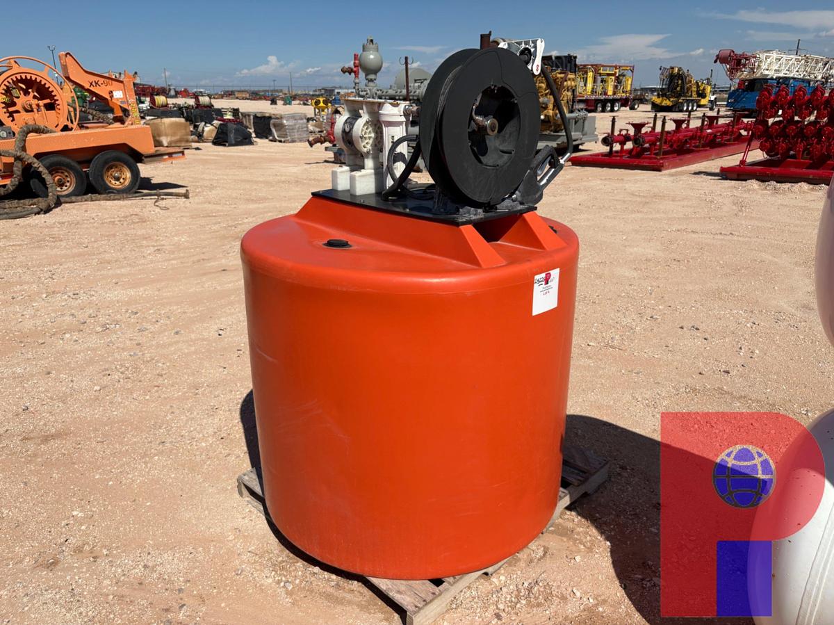 Used 300 GALLON DEF STORAGE TANK W/ TRANSFER PUMP & HOSE