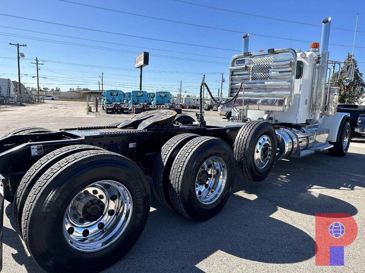Used 2014 PETERBILT 388 TRI AXLE HEAVY HAUL DAY CAB TRUCK TRACTOR