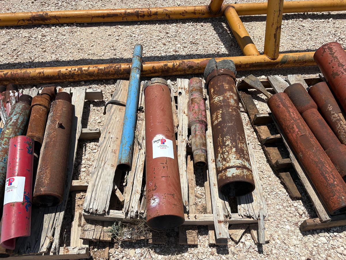 Used 9-1/2”od bladed mill, 7-5/8” od wp shoe, & 5” TIW valve
