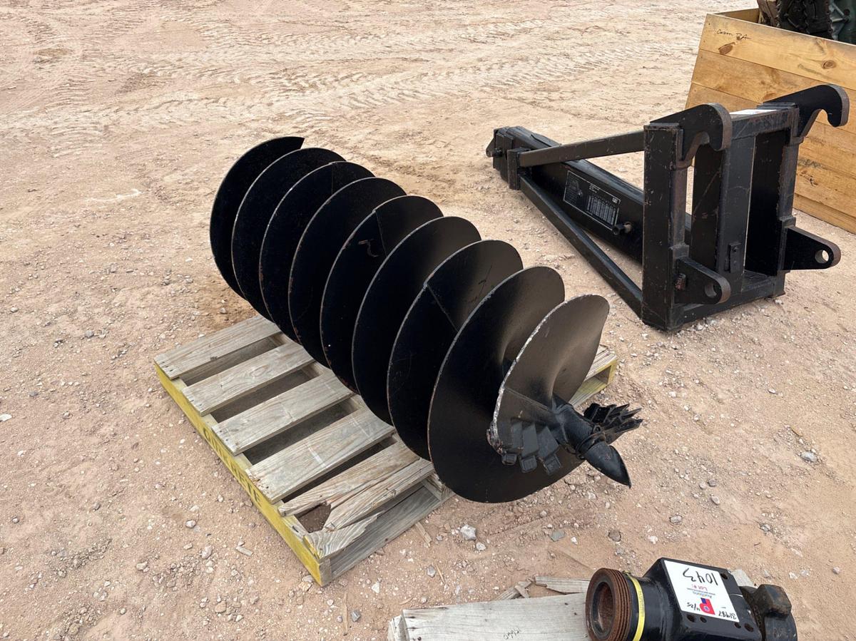 Used (4) assorted McMiller auger bits w/ 2” hex drive