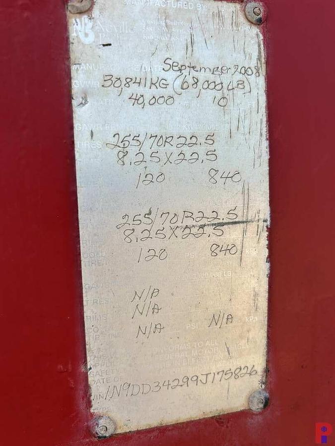 Used OFM 2000 TRIPLEX PUMP DOWN TRAILER P/B CUMMINS