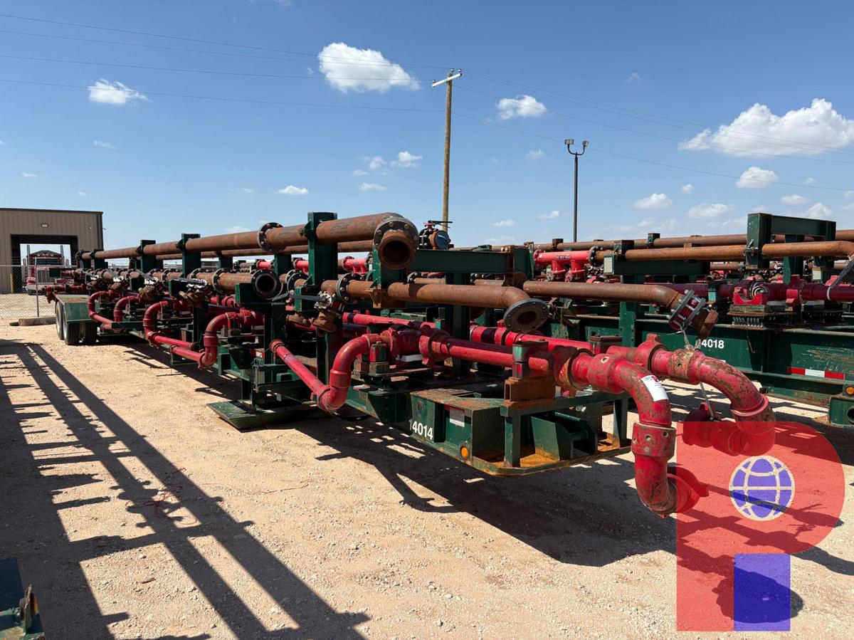 Used 2011 BO’S BETTER BUILT  54’ 12-ARM T/A FRAC MISSLE/ MANIFOLD TRAILER