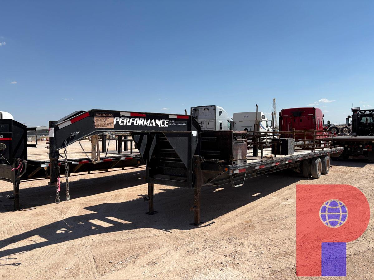 Used 2014 PARKER TRAILERS 35’ X 102” T/A GOOSENECK TOOL TRANSPORT TRAILER