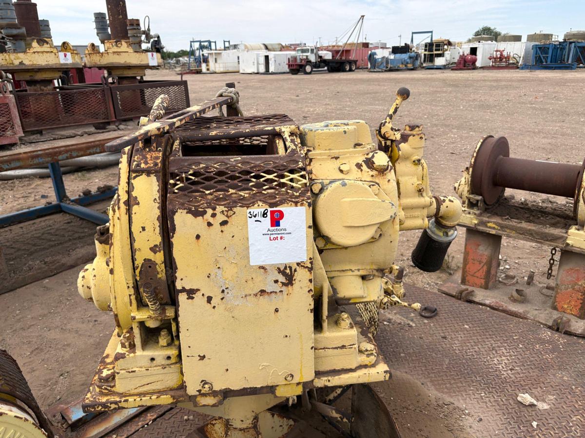 Used (4) ingersoll Rand air tuggers & 9’ x 5.5’ platform