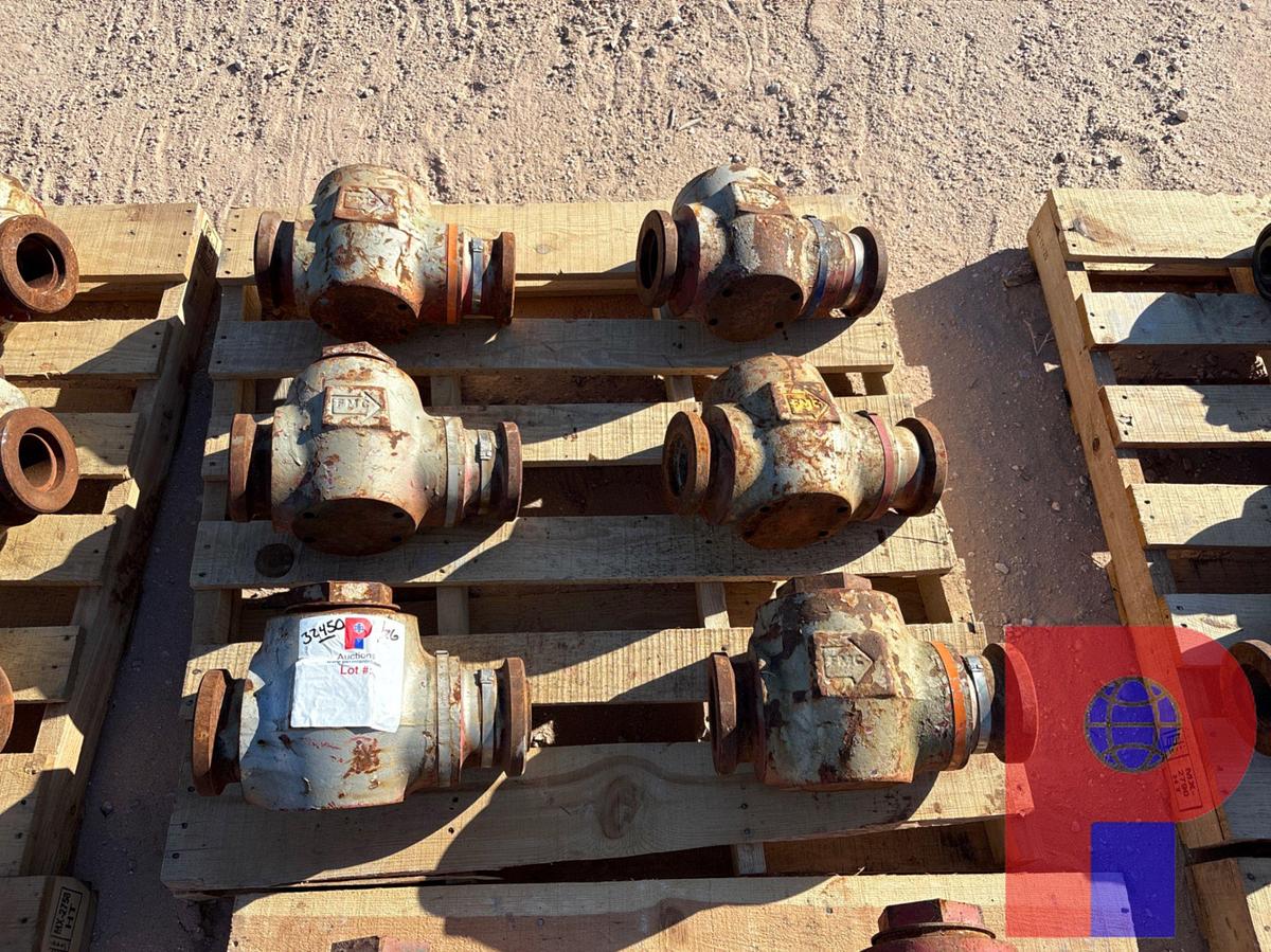 Used (6) FMC 3” 15K CHECK VALVES W/ VICTAULIC CONNECTIONS