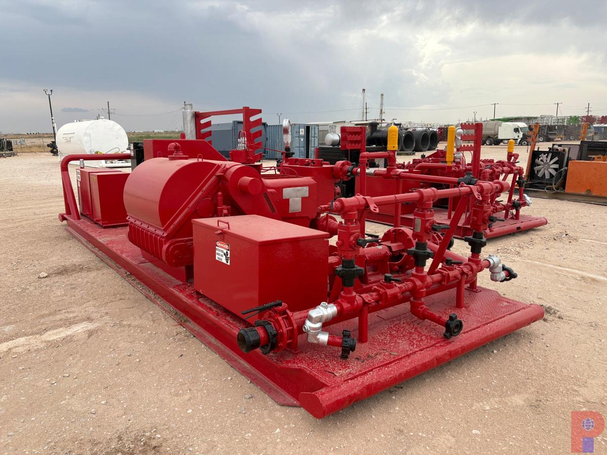 Used GARDNER DENVER PAH TRIPLEX PUMP UNIT, SKIDDED