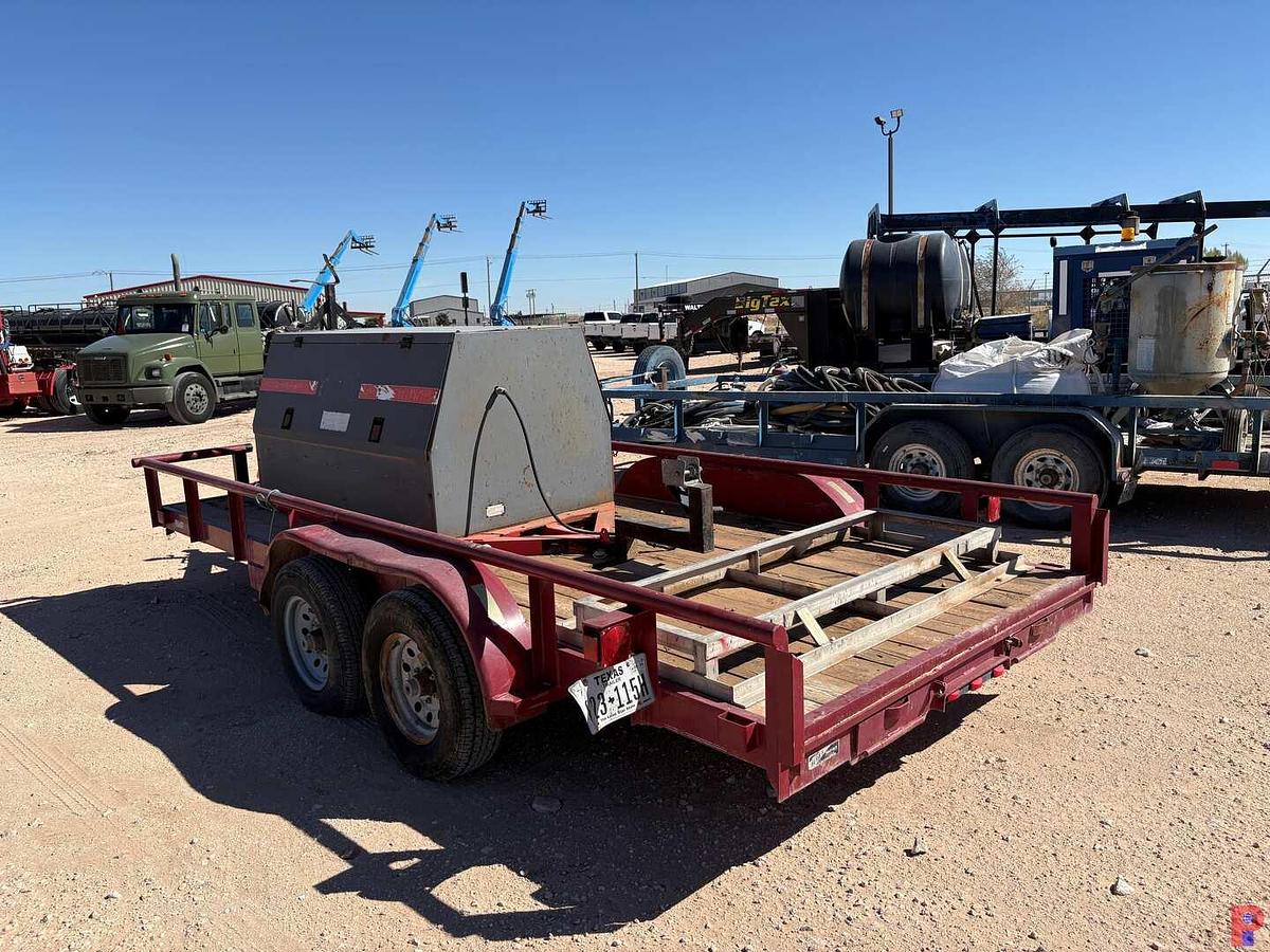 Used 2015 PARKER TRAILERS 16’ X 6’ T/A BUMPER PULL 20KW GENERATOR TRAILER