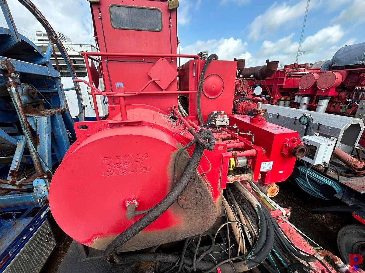 Used OFM 2000 TRIPLEX PUMP DOWN TRAILER P/B CUMMINS