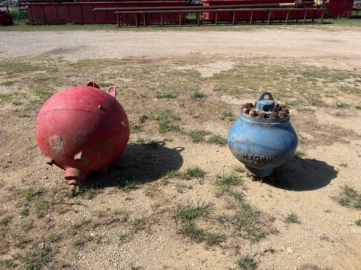 Used (2) pulsation dampeners