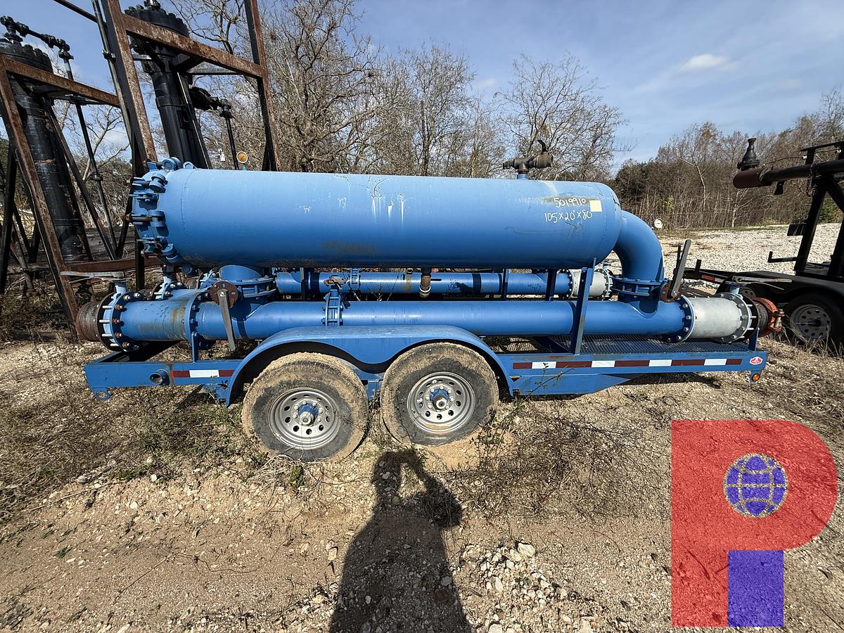 Used 2018 BAR H WELD 16’ T/A DUAL FILETR POD WATER TRANSFER TRAILER