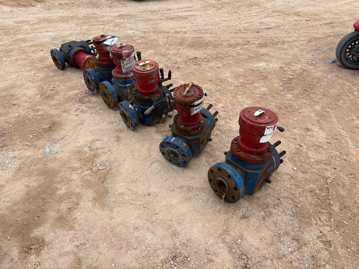 Used (6x$) (6) 2-1/2” 15K hydraulic ball valves