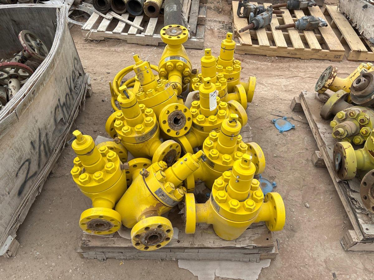 Used (10x$) (10) unused 1-13/16” 10k gate valves