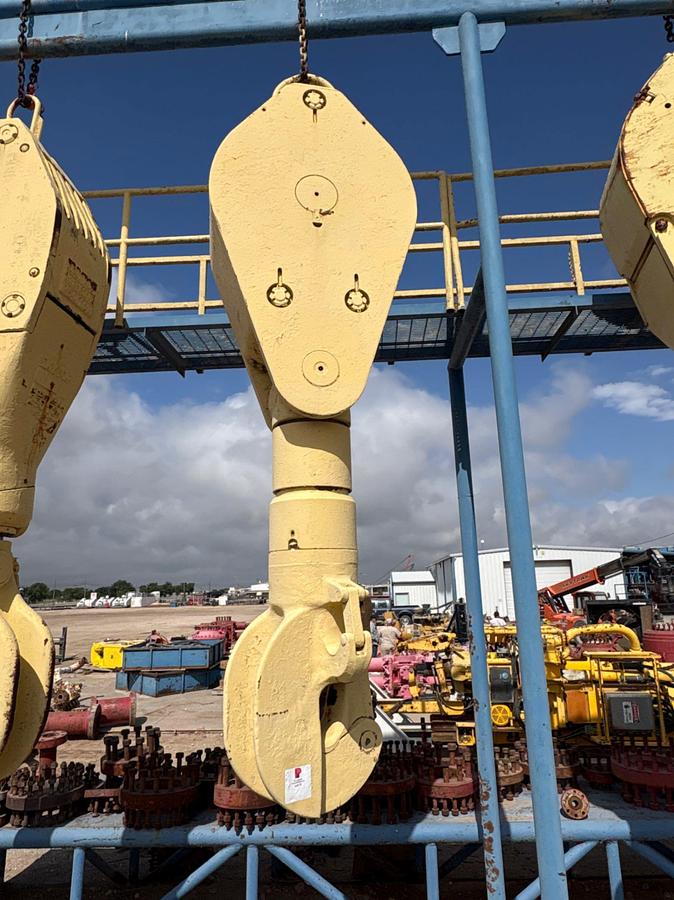 Used National 350-ton 5 sheave block