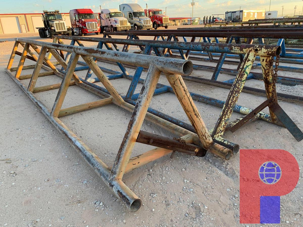 Used (2X$) 28’X 42” TRIANGLE PIPE RACKS