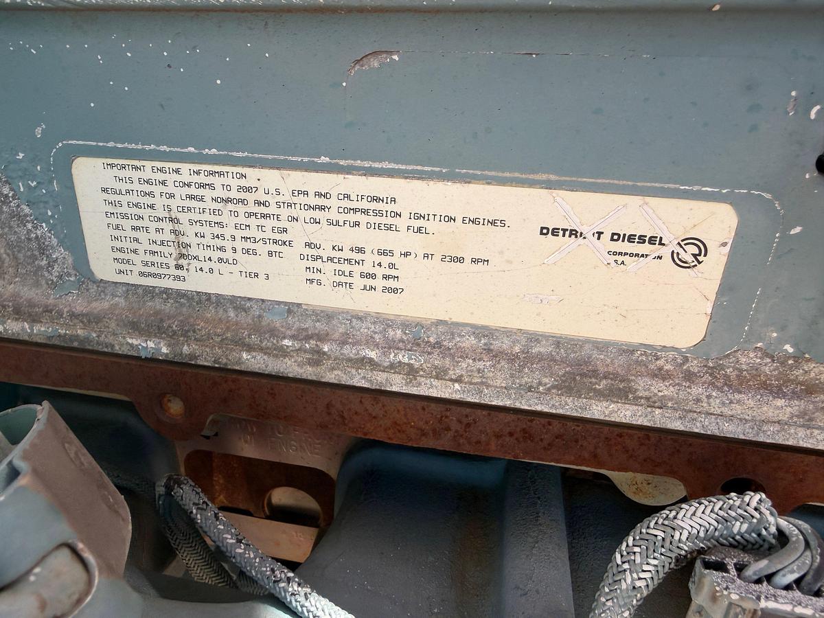 Used FRESHLY REFURBED 2007 CROWN CE600 DD 5 AXLE WELL SERVICE RIG 104'x265K MAST (2026 CAT IV)