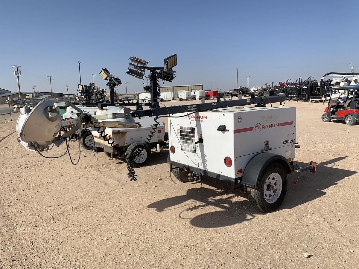 Used 2011 MAGNUM TRAILERS MLT5060K S/A BUMPER PULL 6KW LIGHT TOWER