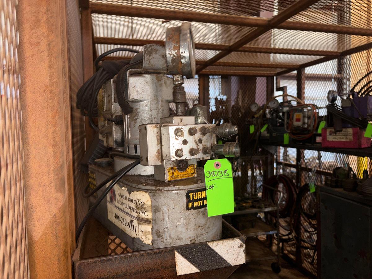 Used Global bolting technologies 10k psi hydraulic power pack