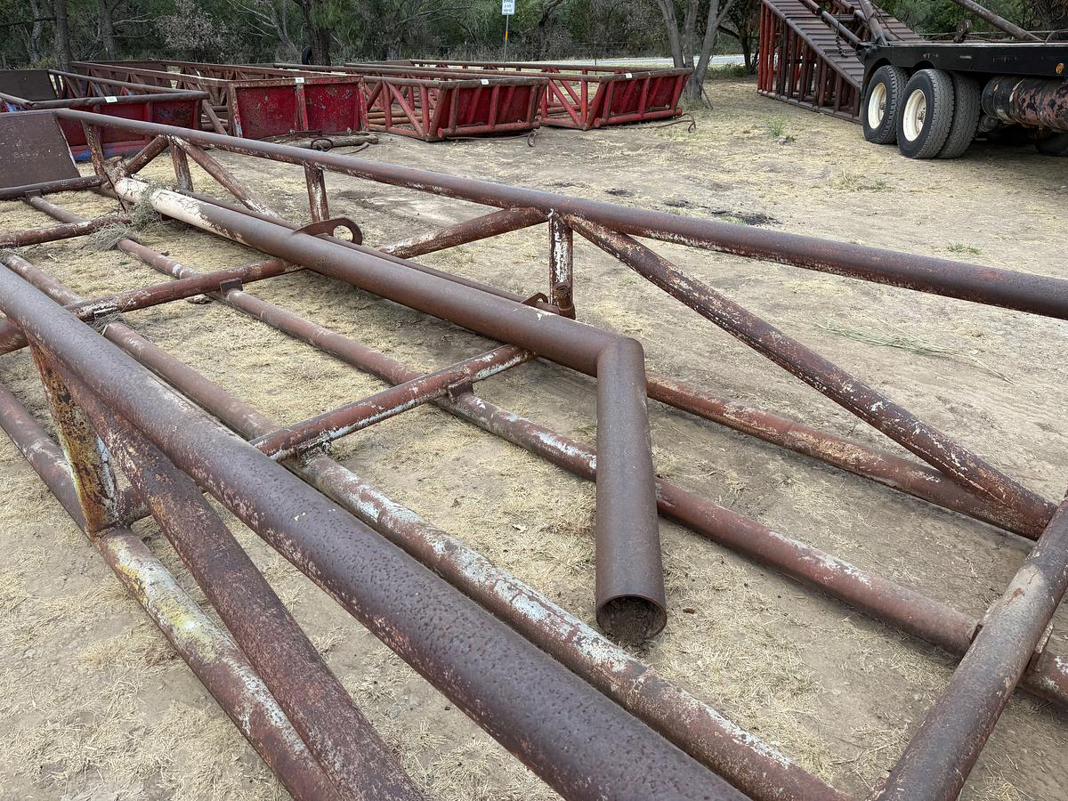 Used 35’ x 8’ x 3’ SKIDDED PIPE TUB