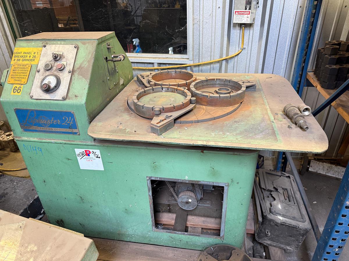 Used LAPMASTER MODEL 24 CRANE LAPPER MACHINE
