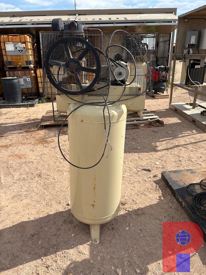 Used INGERSOLL RAND MODEL: SS5 AIR COMPRESSOR P/B: 5HP ELECTRIC MOTOR W/ 60 GAL TANK