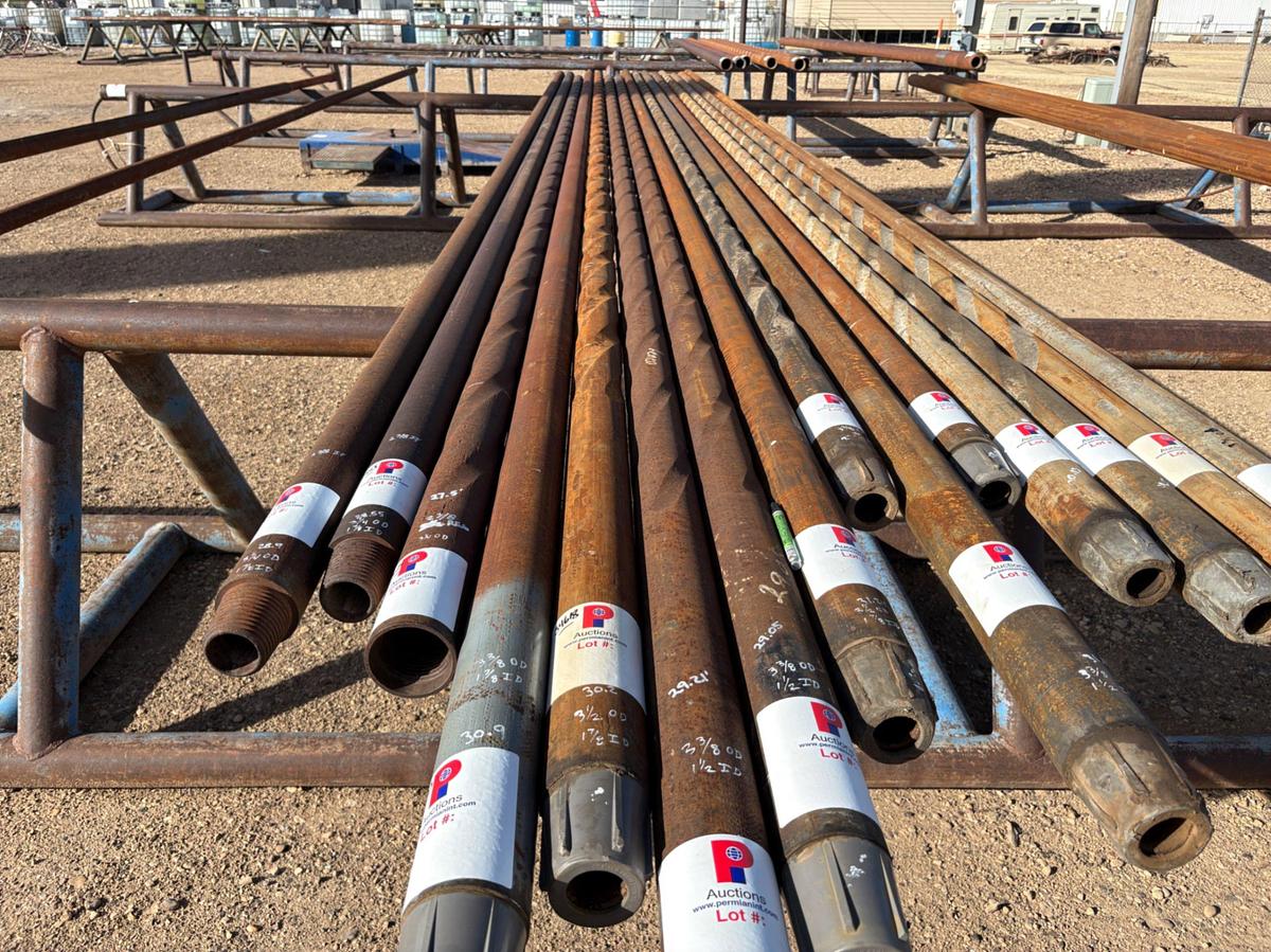 Used 3-1/2”OD X 1-7/8”ID X 30.2’L SPIRAL DRILL COLLAR W/ 2-3/8IF CONNECTIONS