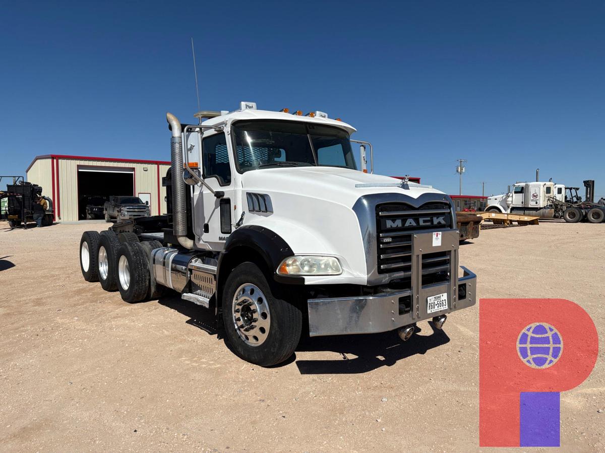 Used 2012 MACK GRANITE TRI-AXLE DAYCAB WINCH TRUCK