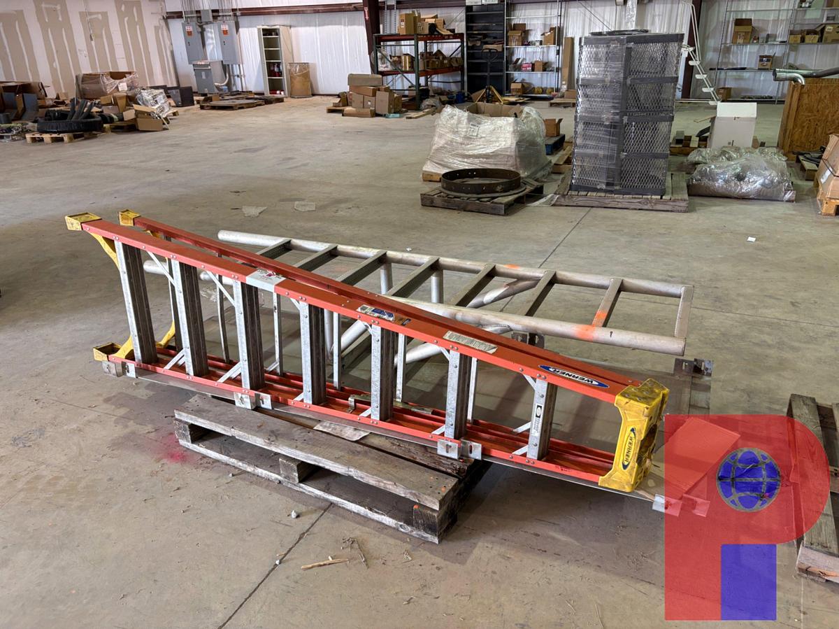 Used WERNER 5’9” A-FRAME LADDER & 8’ ALUMINUM LADDER