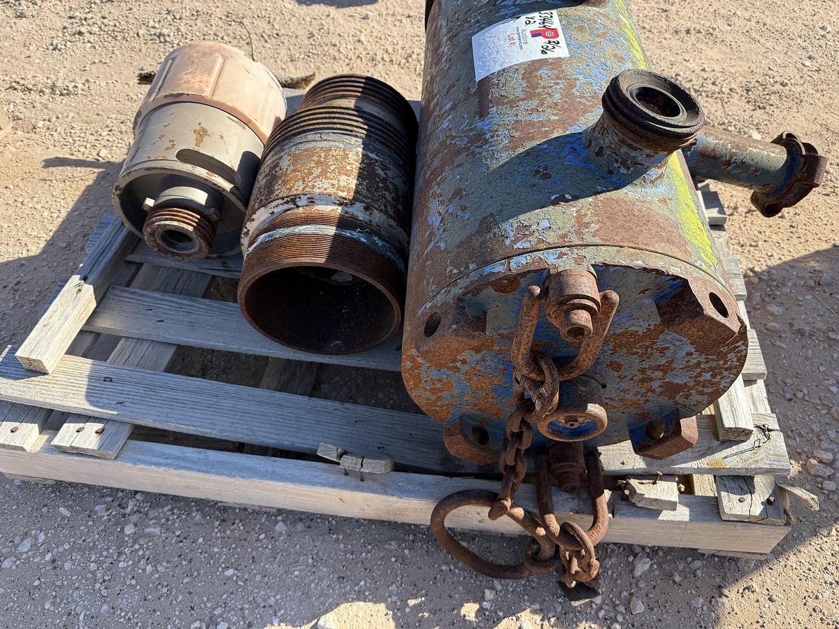 Used (2) MULTI-SIZE SINGLE PLUG CEMENT HEADS & SUBS