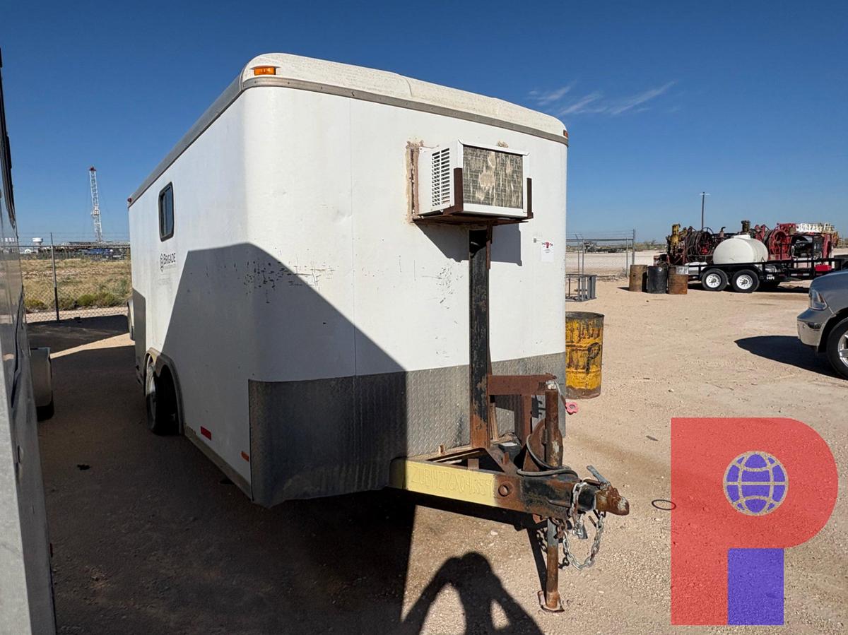 Used 2006 PACE AMERICAN 14’ X 7’ T/A BUMPER PULL DOGHOUSE TRAILER