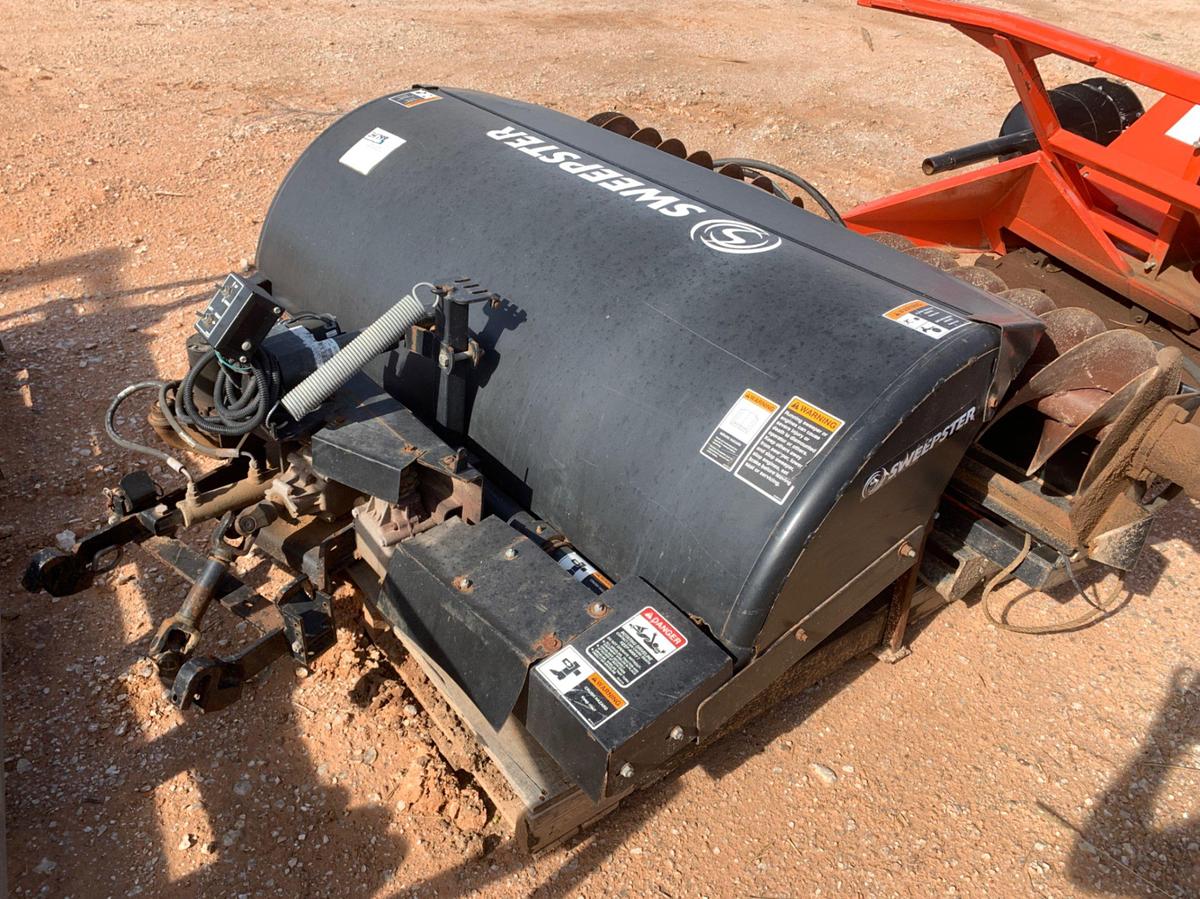 Used 64” Hydraulic Sweepster and 56” Hydraulic Tiller for Skid Steer