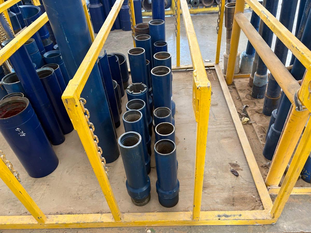 Used (17) assorted overshot top subs