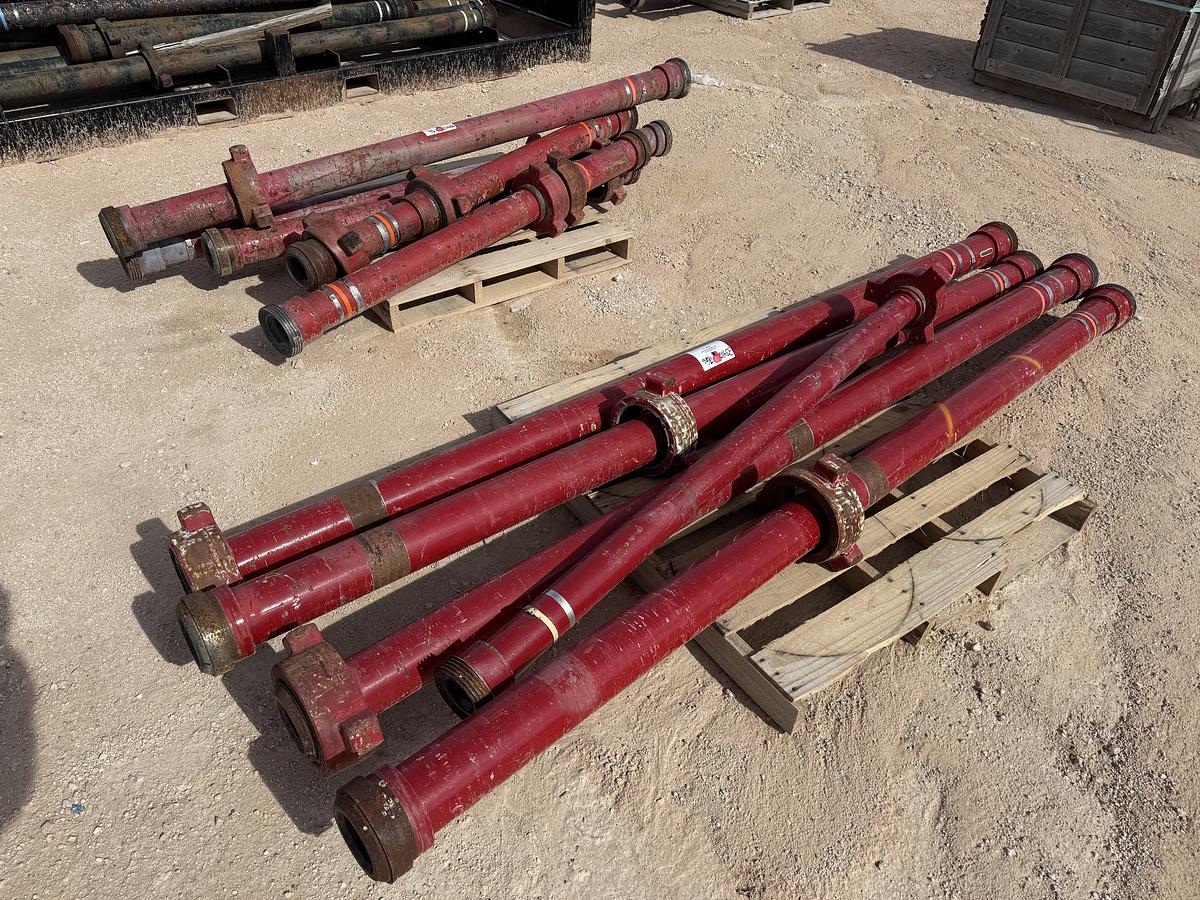Used (10 X $) (4) 4” X 15’L, (2) 8’L, (3) 6’L, (1) 3” X 6’L FIG 1502 15K WP FLOW IRON
