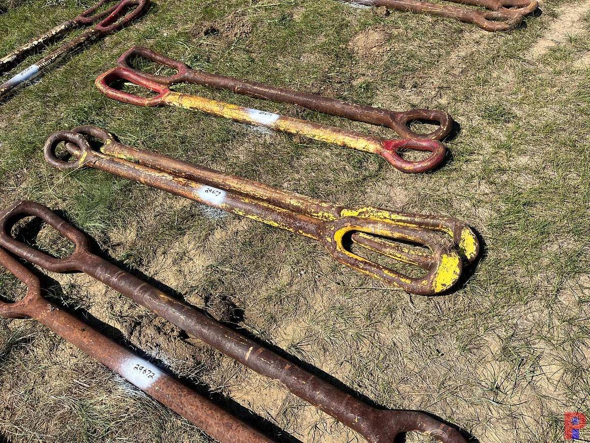 Used (2) 2” X 72” ELEVATOR LINKS