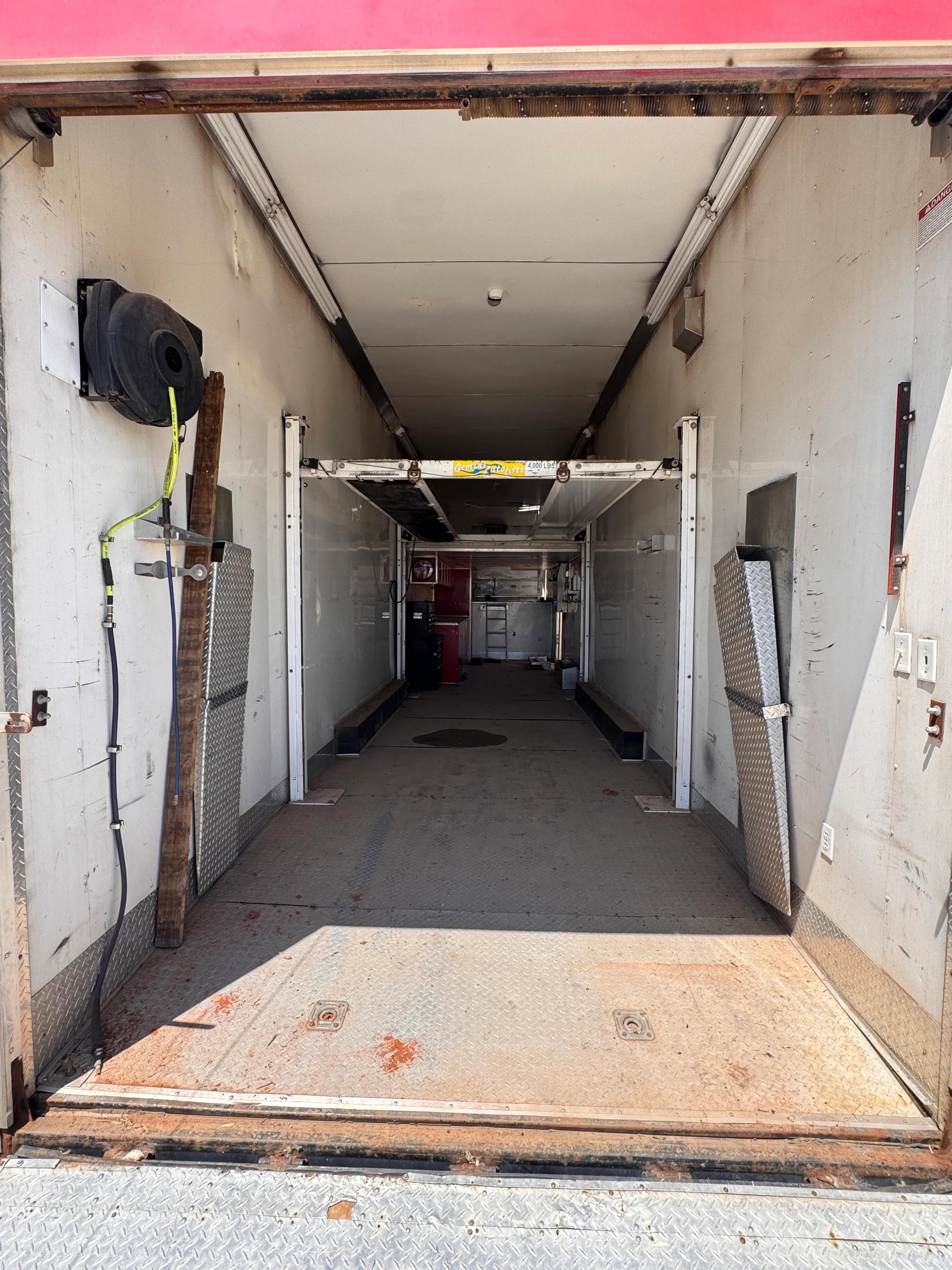 Used 2007 Freightliner M2 & Race Car Stacker Trailer Package