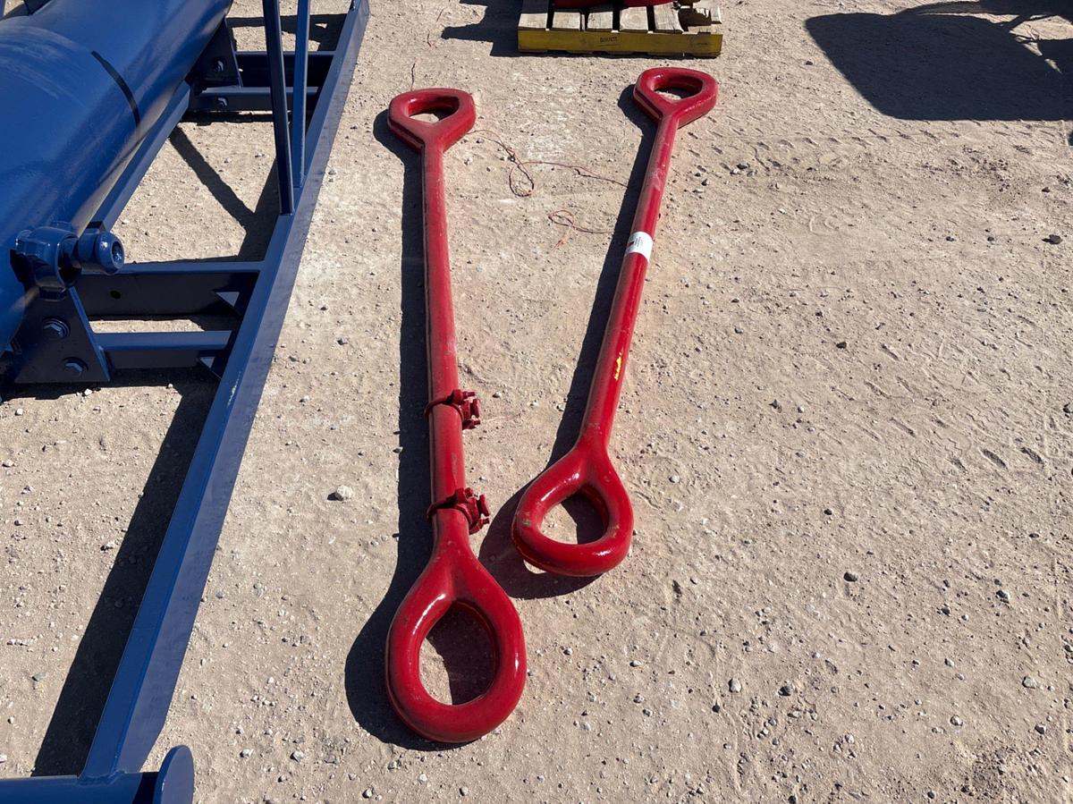 Used (2) 2-1/2” x 108” elevator links