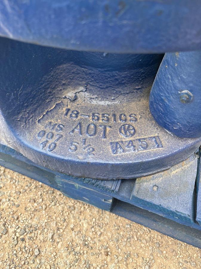 Used AOT 5-1/2” manual slip bowl