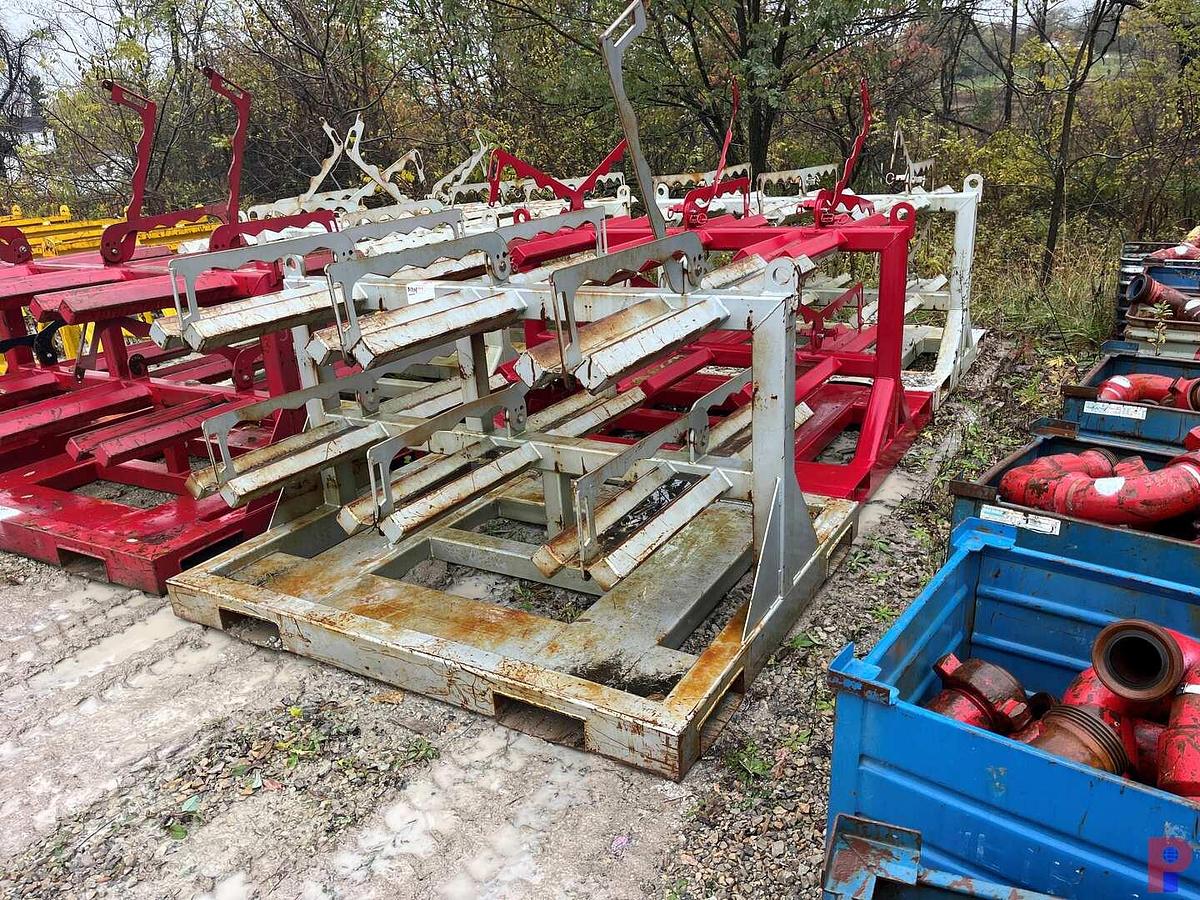 Used (3) 3” 48 CHIKSAN TRANSPORT RACKS