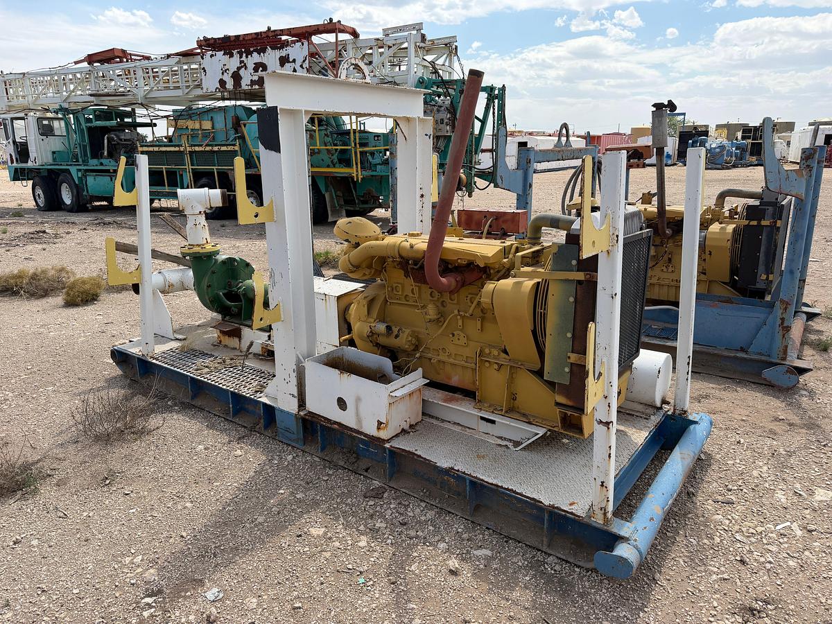 Used Mission 5x6R Cent Pump p/b: CAT 6cyl. diesel engine