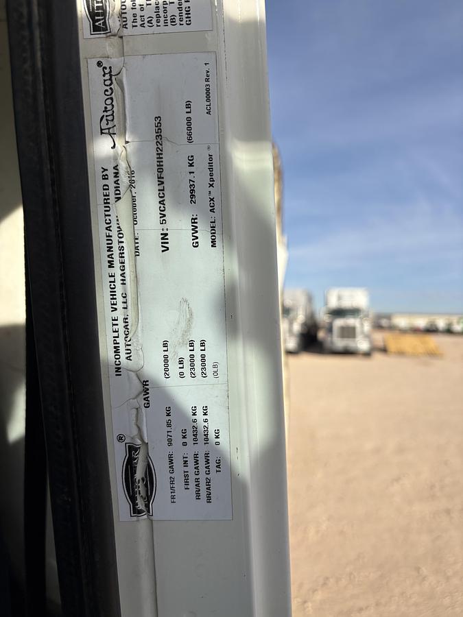 Used 2017 AUTOCAR XPEDITOR T/A 29YD CAB OVER TRASH TRUCK