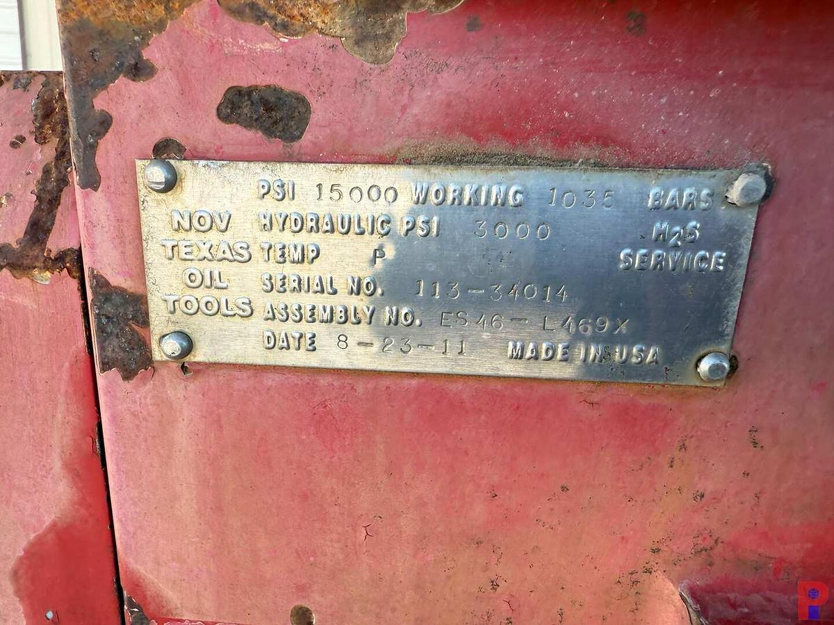 Used NOV TEXAS OIL TOOLS 15K WP 4-1/16”HYD QUAD CT BOP