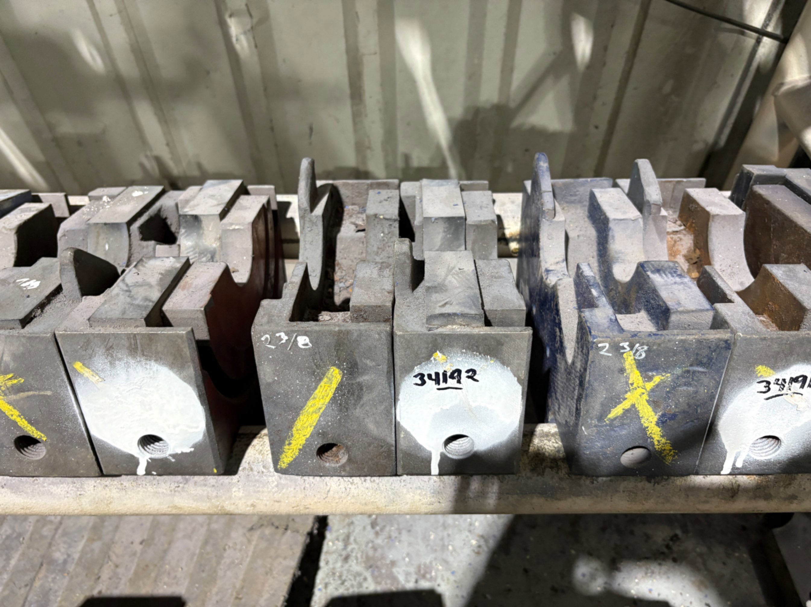 Used SET OF (2) 2-3/8” REEDY BOP PIPE RAMS