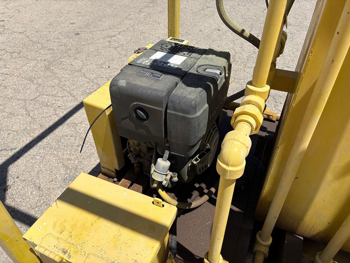 Used Meyer 4-station closing unit, skidded