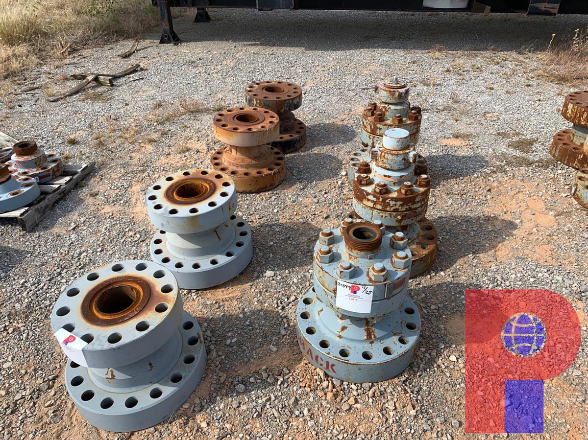 Used (7) 5-1/8” TO 7-1/16” 10K TO 15K SPACER SPOOLS (3) W/ WECO FLANGES