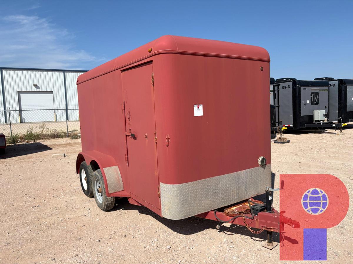 Used 2014 TITAN TRAILER MFG. 12’ X 6’ T/A BUMPER PULL ENCLOSED CARGO TRAILER