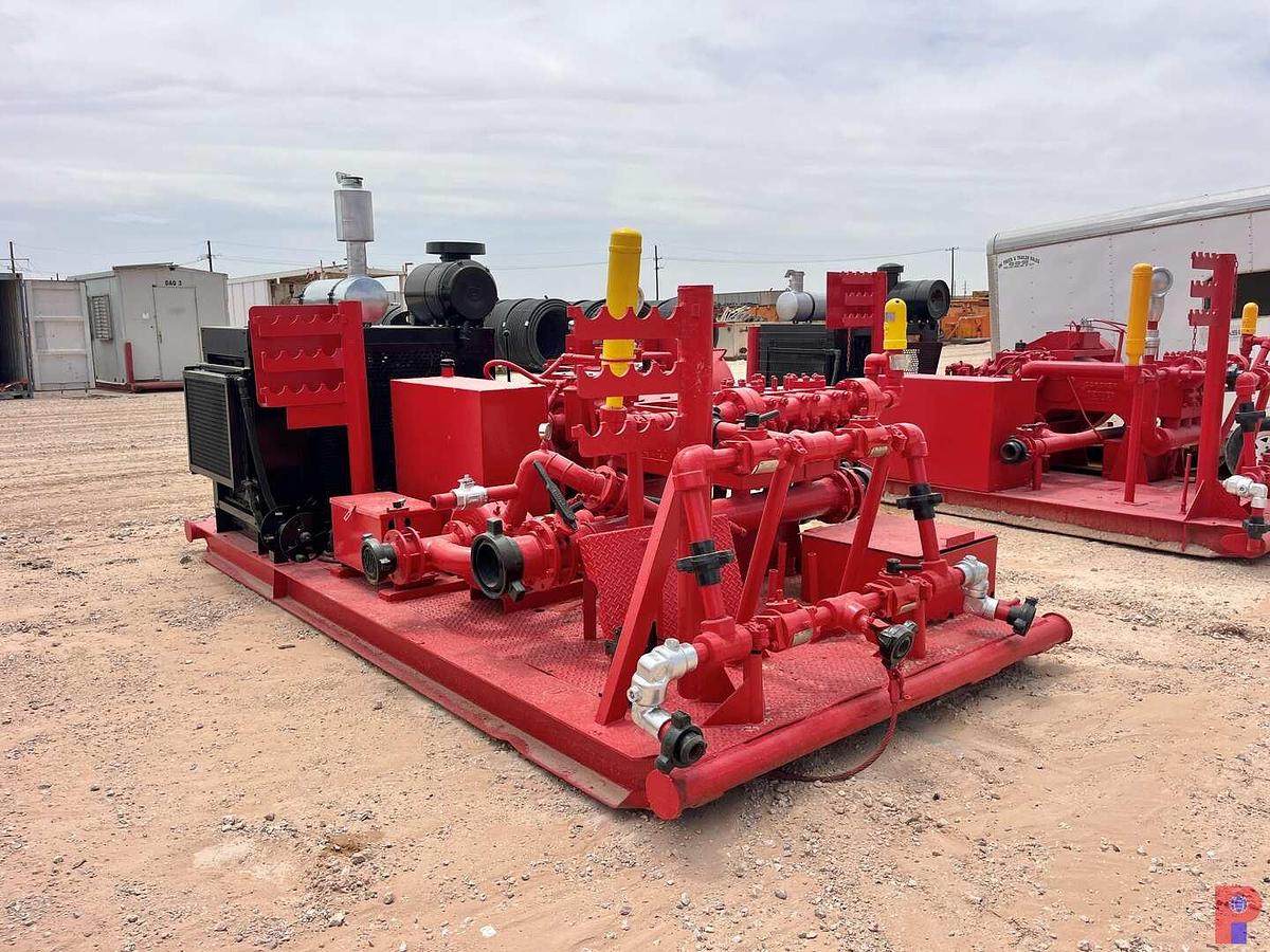 Used GARDNER DENVER TEE TRIPLEX PUMP UNIT, SKIDDED