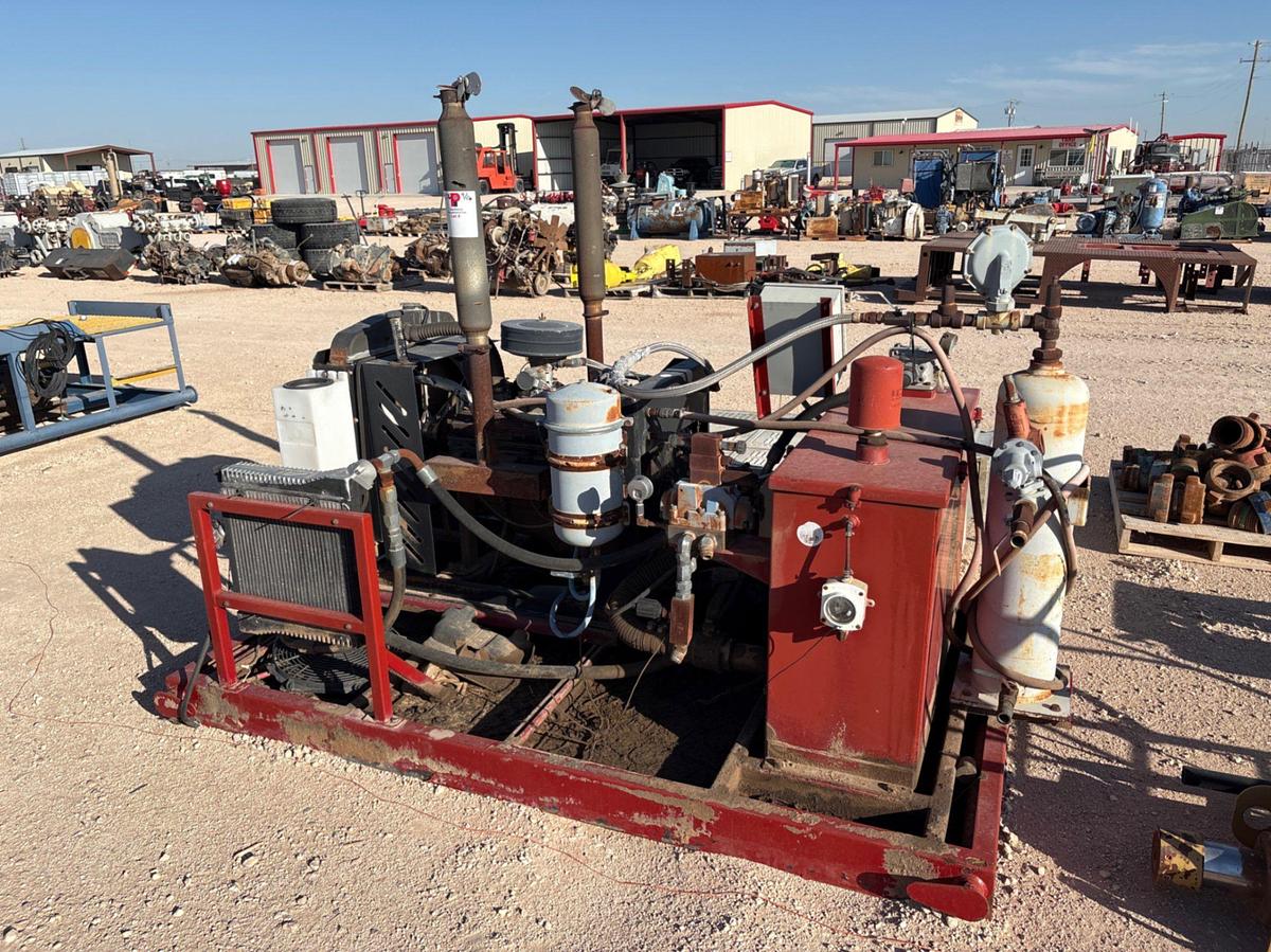 Used Cameron GR20-120 hydraulic pumping unit w/ power unit